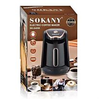 Sokany Electric Coffee Maker Black and Rose Gold 250ml