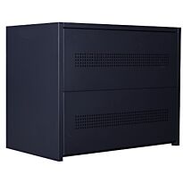 Solarix Steel Battery Box For 8 Batteries - Indoor Use Battery Box Design, Easy To Assemble, Powder Coated Mild Steel Casing, Houses Up To 8 X 120ah Inverter Batteries