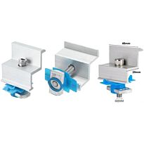 Solarix End Clamp 40mm ELL Solar Panel Mounting