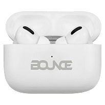 Bounce Clef X True Wireless Earphones + Silicone Accessories - White