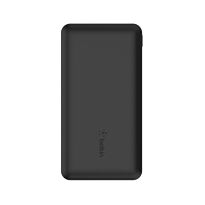 Belkin BoostCharge 10000mAh 3-Port Power Bank with USB-A to USB-C Cable Black