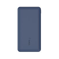 Belkin BoostCharge 10000mAh 3-Port Power Bank with USB-A to USB-C Cable Blue