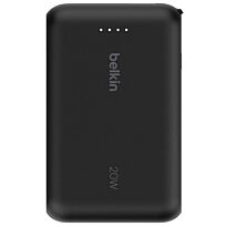 Belkin BoostCharge 10 000 mAh with USB-C Cable and Port Power Bank Black