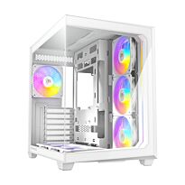 Antec C5 ARGB ATX DUAL Mid Tower Gaming Chassis  White