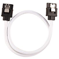 Corsair Premium Sleeved SATA 6Gbps 30cm Cable ? White