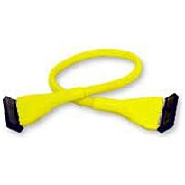 vantec 45cm (18 inch ) rounded fdd cable with pull tab - 2 connectors - yellow