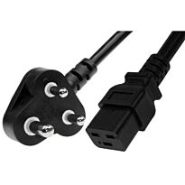Dedicated C19 to RED 3 pin plug power cable