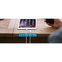 Orico 7 Slot Desktop Cable Management - Blue