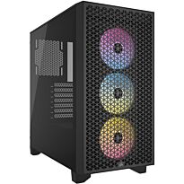 Corsair 3000D RGB Airflow ATX Mid-Tower Tempered Glass PC case - Black