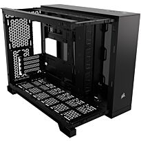 Corsair 2500X Mid-Tower Dual Chamber Micro ATX PC case - Black