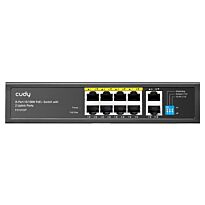 Cudy 10 Port Fast Ethernet 8 PoE 115W Switch | FS1010P