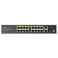 Cudy 16 Port Fast Ethernet PoE 190W 2 Gigabit 1SFP Switch | FS1018PS1
