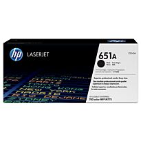 HP 651A Black Print Cartridge - LJ Enterprise 700 Color Mfp M775 Series