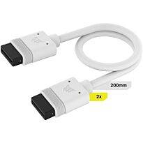 Corsair iCUE Link cable - 2x 200mm - White