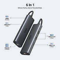 UGreen CM512 6-in-1 USB Type-C Docking Station