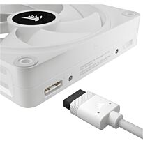 Corsair iCUE Link QX120 RGB 120mm PWM fans starter kit - White