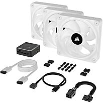 Corsair iCUE Link QX120 RGB 120mm PWM fans starter kit - White