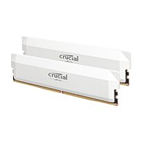 Crucial Pro DDR5-6000 64GB Overclocking Memory Kit - White