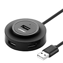 UGREEN 4-IN 1 USB 2.0 Hub (20777) - Black