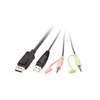 Aten 2-port USB DisplayPort Cable KVM Switch