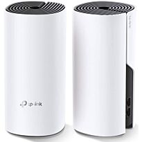 TP-Link Deco M4 AC1200 WiFi 5 Dual-Band Whole Home Mesh Gigabit White Wireless Router - 2-Pack