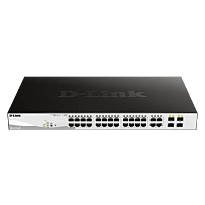 D-LINK 24 POE 10/100/1000 PORTS+4 GIGABIT SFP PORTS