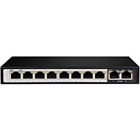 D-Link 10 Port PoE Switch - 2x Gigabit for uplink + 8x PoE Gigabit
