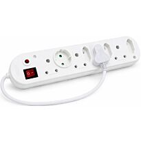 Electrosense 8 Way Multiplug 16A Power Strip