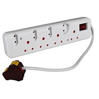 Ellies High Surge Protection 8-way Multi-plug