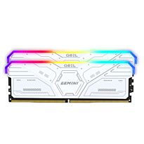 Geil Gemini RGB 64GB KIT(2X32GB) 6000MHz DDR5 Desktop Gaming Memory - White