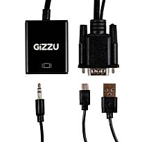 Gizzu 1080P VGA to HDMI Adapter with Audio