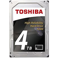 Toshiba 4TB N300 SATA III 3.5 Inch Hard Drive