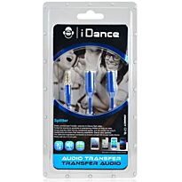 iDance Connect-C2 3.5mm 1-2 Splitter - Blue