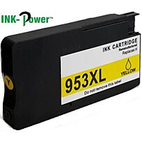 Inkpower Generic Replacement Cartridge F6U18AE for HP Officejet Ink Cartridge 953XL Yellow