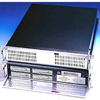 Netix IPC 2U 19 Inch Rack Mount Long Server Chassis Black No Power Supply Included