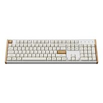 Keychron K10 HE Special Edition Full-size Hot-Swap Gateron Dbl-Rail Nebula Switch RGB Wireless Keyboard - White (Wood + Al)