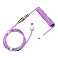 Cooler Master Type-C Coiled Cable Purple