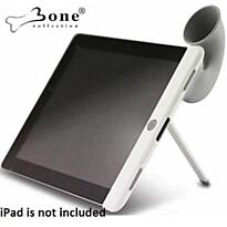 Bone Collection Horn Stand with Sound Amplifier for iPad 2 Grey