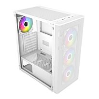 FSP M220 ATX Mid Tower Gaming Chassis - White