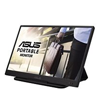 ASUS ZenScreen MB166C Portable USB Monitor- 15.6 inch - Full HD - IPS - USB Type-C - Flicker Free - Blue Light Filter - Anti-glare surface