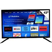 Nesty 43 Inch Slimline LED Backlit Full High Definition Netflix Smart TV