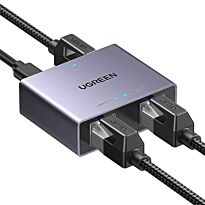 UGREEN 1-to-2 Gigabit Ethernet Splitter, 1000Mbps LAN Network Adapter