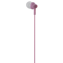 Pro Bass Genesis series Packaged Aux earphone No Microphone Pink