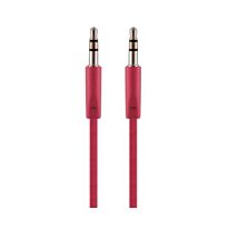 Pro Bass Chain Series Blister Flat Auxiliary Cable Red
