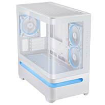 ASUS Prime AP202 ARGB mATX White Chassis