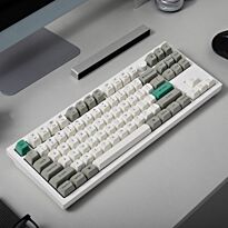 Keychron Q3 Max 80% Full Assembled Knob Red Switch Hot-Swap Gateron Jupiter RGB Wireless Keyboard - Shell White