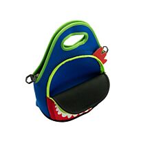 Quest Neoprene Lunch Bag Dino Blue and Green