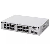MikroTik SWoS Cloud Smart Switch 16 Port Gigabit 2 SFP+ | CSS318-16G-2S+IN