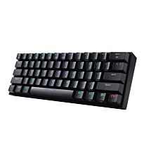 REDRAGON DRACONIC PRO Mechanical 61 Key|Bluetooth 5.0|RGB 9 Colour Modes|Rechargable Battery|Type-C Charging Cable Gaming Keyboard - Black