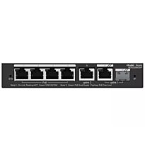 Reyee 6 Port Gigabit with 4 PoE 54W 1SFP Combo Port Smart Managed Switch | RG-ES206GS-P